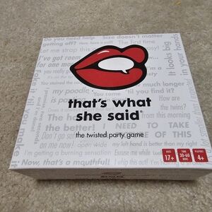 That's What She Said Party Game